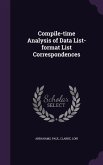 Compile-time Analysis of Data List-format List Correspondences