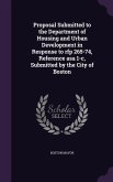 Proposal Submitted to the Department of Housing and Urban Development in Response to rfp 265-74, Reference asa 1-c, Submitted by the City of Boston