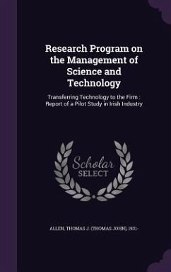 Research Program on the Management of Science and Technology - Allen, Thomas J