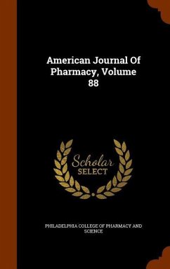 Cover American Journal Of Pharmacy, Volume 88