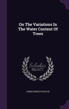 Cover On The Variations In The Water Content Of Trees