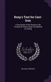 Keep's Test for Cast-Iron