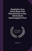 Resolution of an Initial Shear Flow Discontinuity in One-dimensional Hydromagnetic Flow