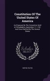 Constitution Of The United States Of America