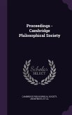 Proceedings - Cambridge Philosophical Society