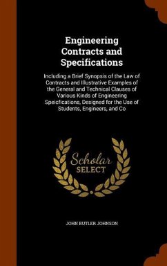 Engineering Contracts and Specifications - Johnson, John Butler