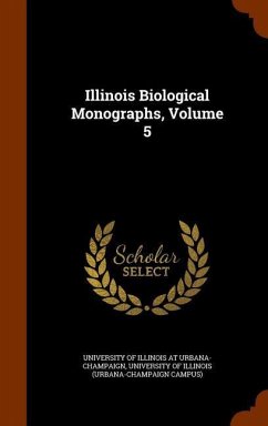 Cover Illinois Biological Monographs, Volume 5