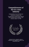 Competitiveness of the U.S. Auto Industry: Hearing Before the Committee on Commerce, Science, and Transportation, United States Senate, One Hundred Th