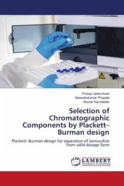 Selection of Chromatographic Components by Plackett¿Burman design - Uplenchwar, Pranay;Phupate, Narendrakumar;Karodadeo, Gaurav