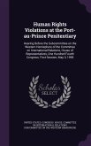 Human Rights Violations at the Port-au-Prince Penitentiary: Hearing Before the Subcommittee on the Western Hemisphere of the Committee on Internationa