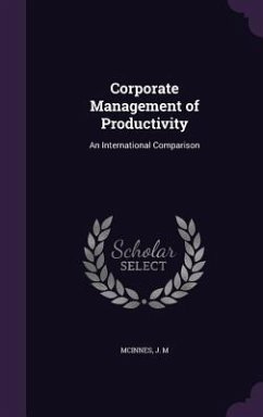 Cover Corporate Management of Productivity: An International Comparison