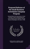 Proposed Reforms of the Small Business Investment Company Program