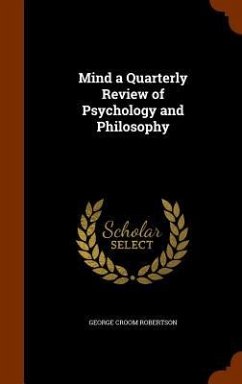 Cover Mind a Quarterly Review of Psychology and Philosophy