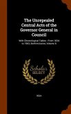 The Unrepealed Central Acts of the Governor General in Council