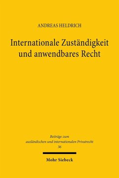 Internationale Zuständigkeit und anwendbares Recht (eBook, PDF) - Heldrich, Andreas