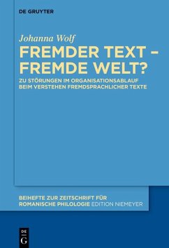 Cover Fremder Text - fremde Welt? (eBook, ePUB)