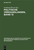 Politische Verhandlungen, Band 13 (eBook, PDF)
