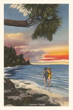 Vintage Journal Carefree Florida, Women on Beach