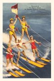 Vintage Journal Pyramid of Water Skiers, Cypress Gardens, Florida