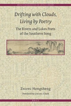 Cover Drifting with Clouds, Living by Poetry