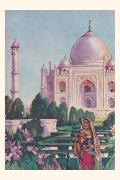 Cover Vintage Journal Taj Mahal, Agra, India