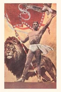 Vintage Journal Strongman with Falcon and Lion
