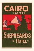 Vintage Journal Shepheard's Hotel, Cairo, Egypt
