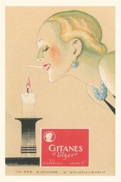 Cover Vintage Journal Woman Lighting Gitane from Candle