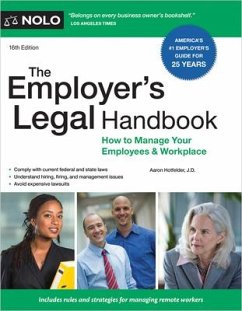 The Employer's Legal Handbook - Hotfelder, Aaron