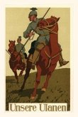 Vintage Journal German War Poster, Unsere Ulanen