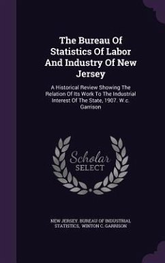 Cover The Bureau Of Statistics Of Labor And Industry Of New Jersey