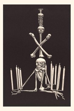 Cover Vintage Journal Misshapen Skeleton Lamp