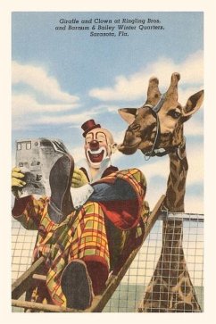 Vintage Journal Giraffe and Clown, Sarasota, Florida