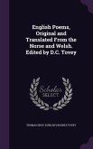 English Poems, Original and Translated From the Norse and Welsh. Edited by D.C. Tovey