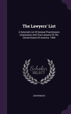 The Lawyers' List - Anonymous