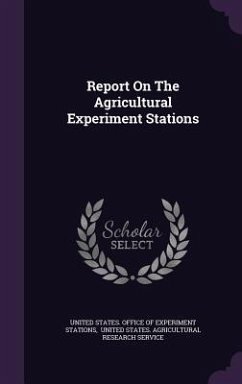 Cover Report On The Agricultural Experiment Stations