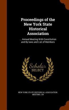 Proceedings of the New York State Historical Association