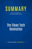 Summary: The Clean Tech Revolution