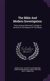 The Bible And Modern Investigation
