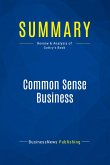 Summary: Common Sense Business