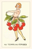 Vintage Journal Cherry Season, Nude with Belt of Cherries