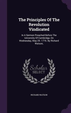 Cover The Principles Of The Revolution Vindicated