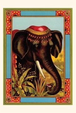 Vintage Journal Indian Elephant with Beanie