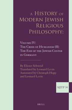 A History of Modern Jewish Religious Philosophy - Schweid, Eliezer