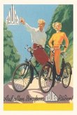 Vintage Journal Bicycling German Couple