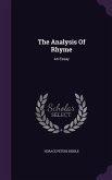 The Analysis Of Rhyme