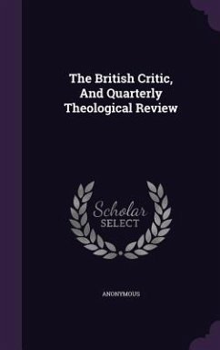 Cover The British Critic, And Quarterly Theological Review