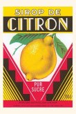 Vintage Journal Lemon Syrup Label