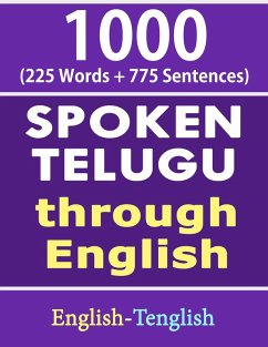 Cover 1000 Telugu Words & Sentences - Spoken Telugu Through English (eBook, ePUB)