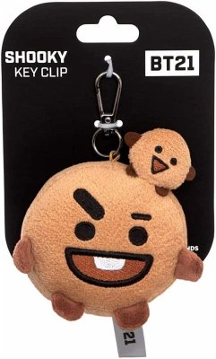 Aurora 61337 - BT21 Shooky Key Clip, Schlüsselanhänger, 8 cm